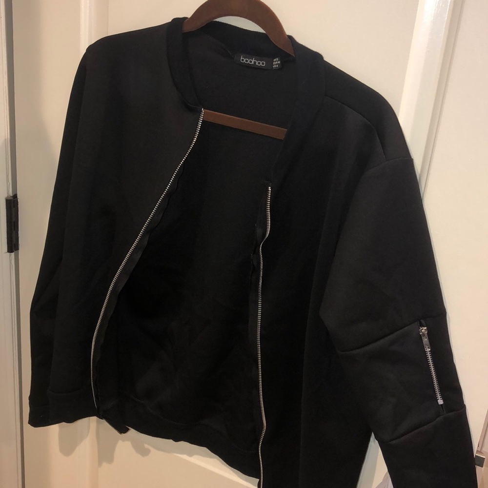 Black Bomber Jacket